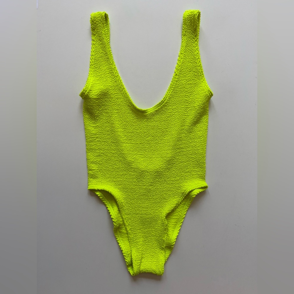 Bond-eye Women’s Mara One-Piece Swimsuit - Sunny Lime - Size: O/S